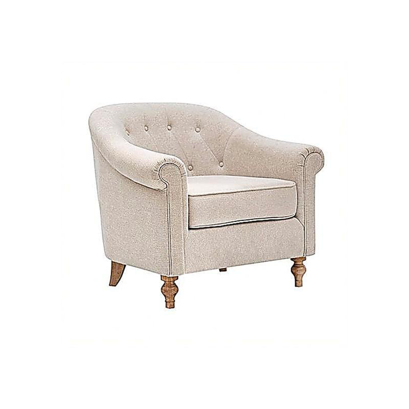 Fauteuil capitonné