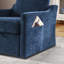 Fauteuil demi-tonneau rembourré avec coussin amovible-114198601