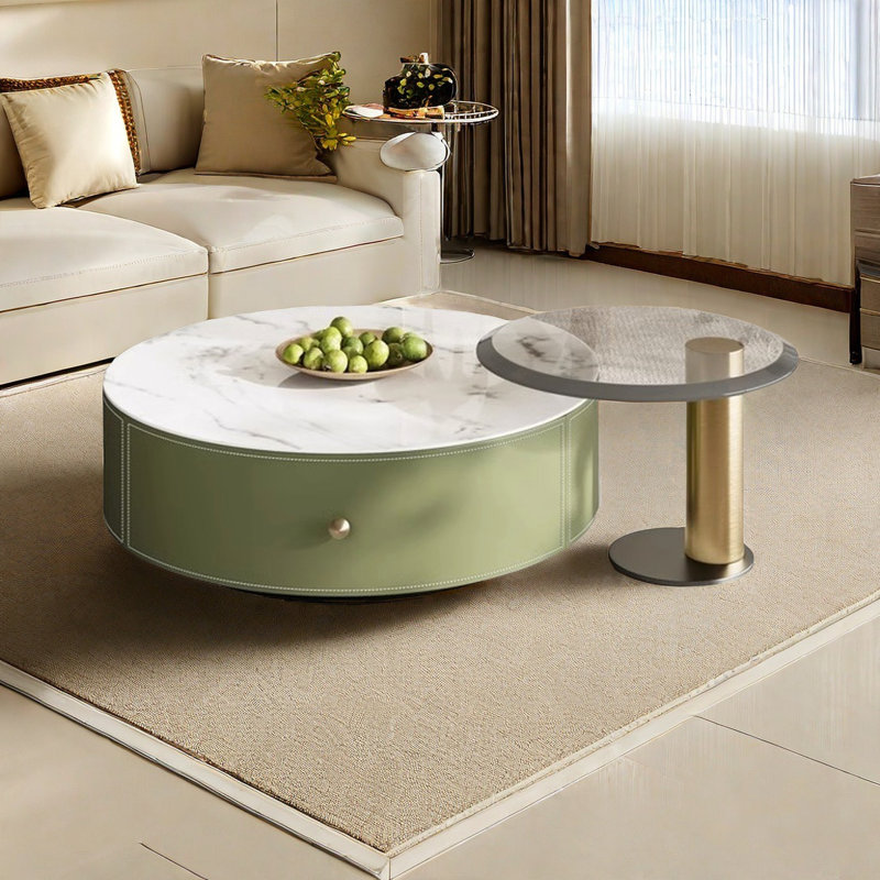 Table basse Light Luxury, H 14,6 po x L 35,4 po x l 35,4 po