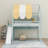 Full Size House Bed With Canopy, Slide & Built-In Bookshelves-839331195