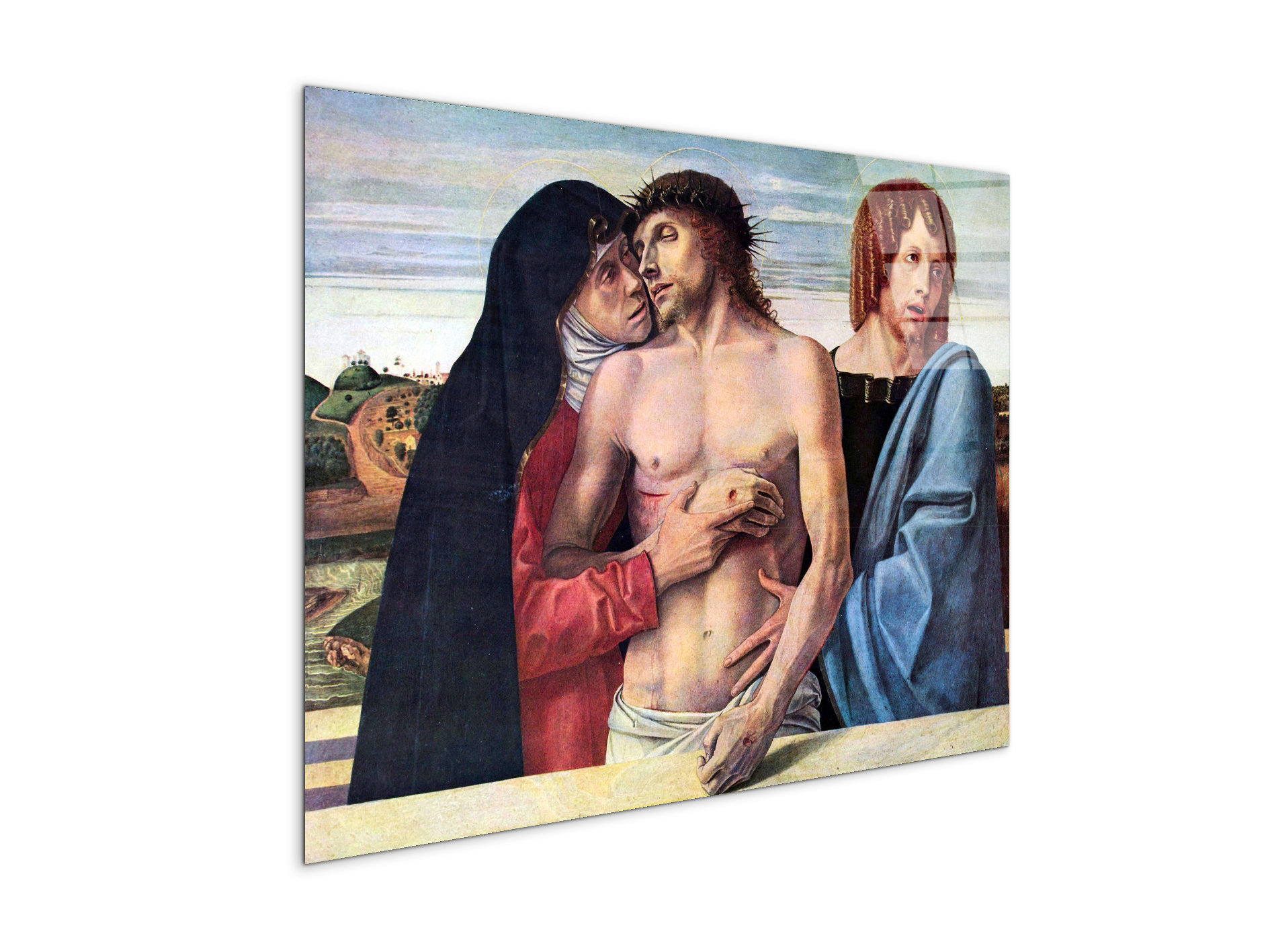 Ebern Designs Pieta by Bellini Giovanni 57cm H X 76cm W CrystalArt ...