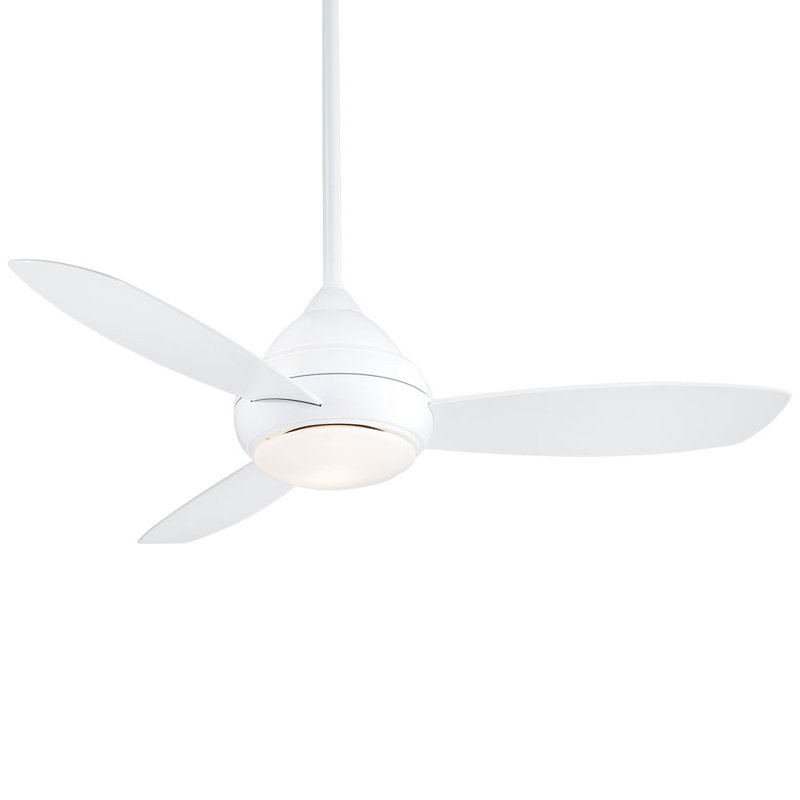 Minka Aire Concept III Wet Ceiling Fan, White