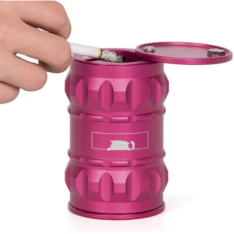 Cendrier pour porte-gobelet de voiture, Rose