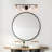 Balendran 4-Light Dimmable Vanity Light with Seeded Glass-1997292259