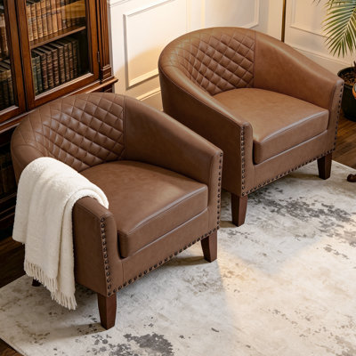 Fauteuil demi-tonneau Edvardas