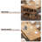 Brown Rectangular Solid Wood with 6 drawers desk-635235473