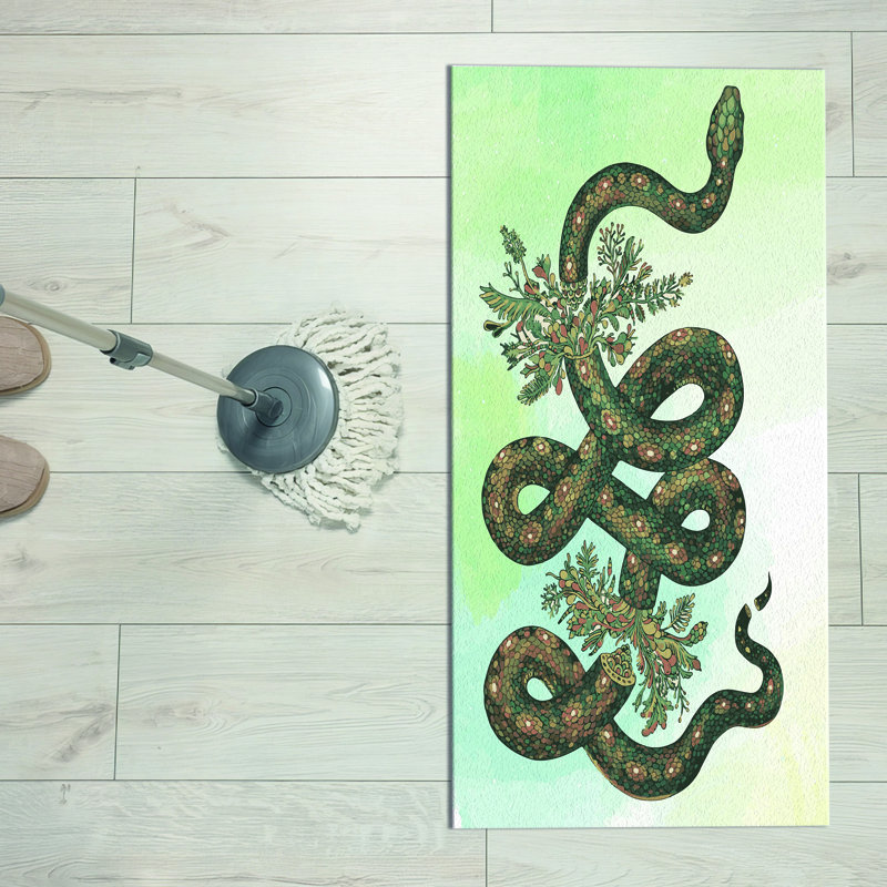 Charming Floral Design With Pile Soft Printed Rug Adding Elegance and Comfort to Your Living Room or Bedroom