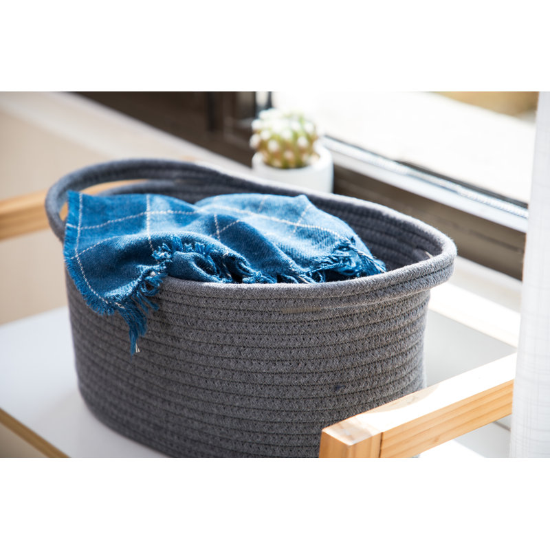 Gracie Oaks Fabric Basket