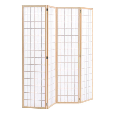 Jonah Panel Solid Wood Folding Room Divider