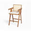 Tabouret de bar en plastique tissé-570174080