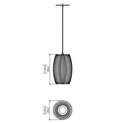 Stecche Di Legno 1 - Light Pendant