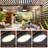 20" Cage 5-Blade Woodgrain Three-Color Variable Light Ceiling Fan with Remote Control