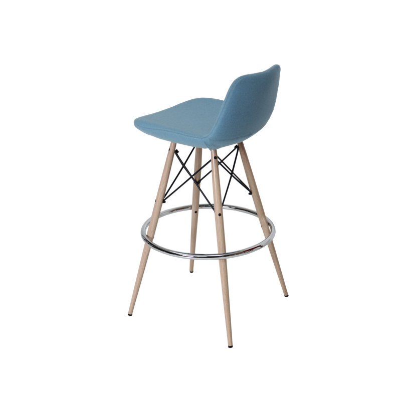 Tabouret de bar 29 po Pera, Naturel/noir, Vert