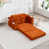 Velours côtelé orange
