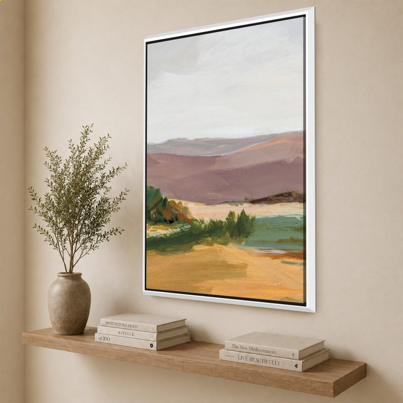 Nature Walk II, 64" H x 44" W, White