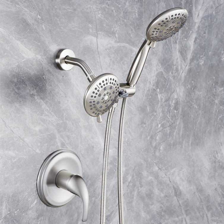 Dual Head Shower Faucets & Systems with Rough in-Valve
