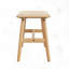 Banc en bois de chêne naturel tissé-1813447758