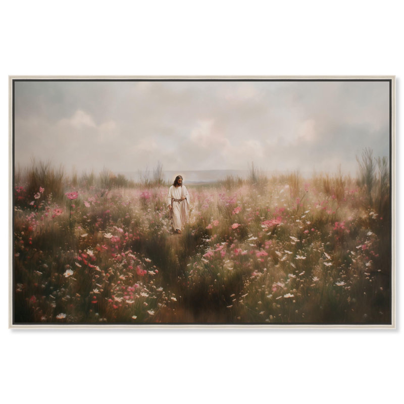 «Garden of Reverie I» par Art Remedy, H 21 po x l 31 po, Cadre argenté