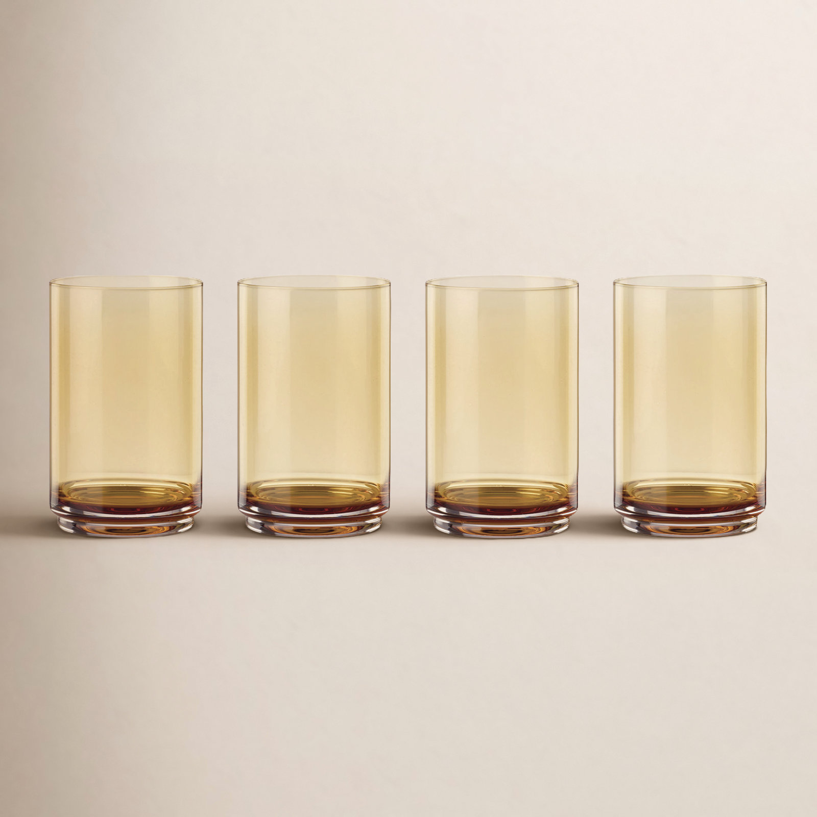 Drinking Glass, Orange