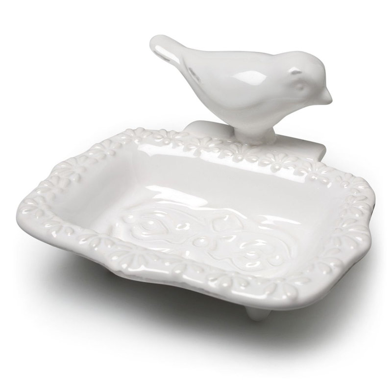 Oiseau Fordland sur un porte-savon