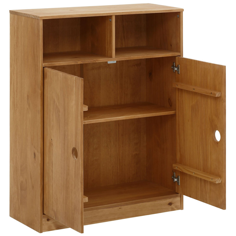 Diepreye 2 -Door 4 -Shelf, Stain Wax