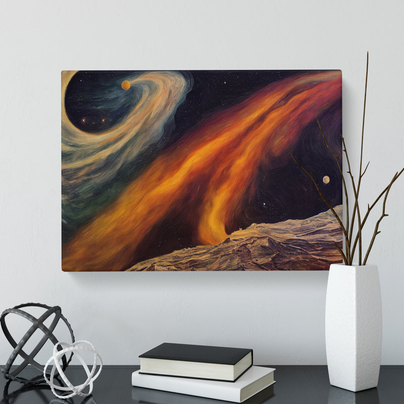 The Cosmos - Wrapped Canvas, 35cm H x 50cm W x 3cm D