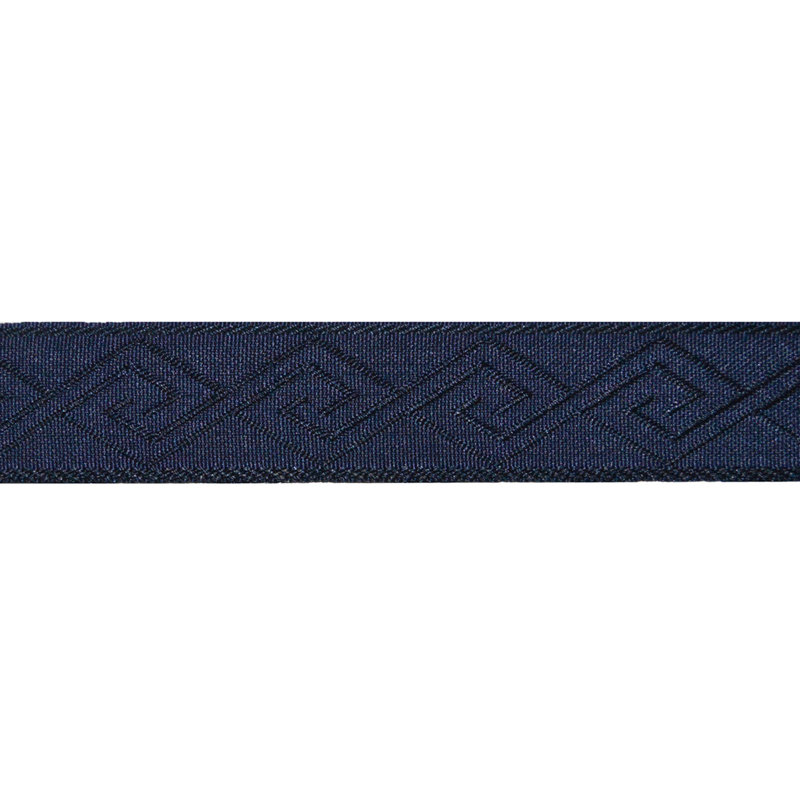 Tissu géométrique alga, Bleu marine