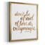 Toile encadrée de qualité supérieure «Loves You III» - prête à être accrochée-314006426-314006427