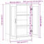 Ruark 115cm H x 82.5cm W Standard Bookcase-946823396