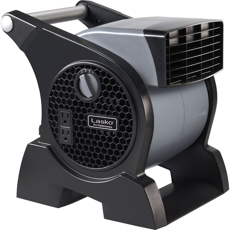 Lasko 14.8'' Black and Gray High Velocity Utility Fan