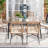 6-Person Rectangular Outdoor Dining Set with Cushion