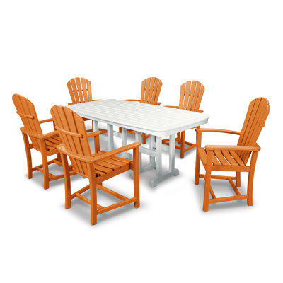 Ensemble repas 7 pièces POLYWOOD Palm Coast