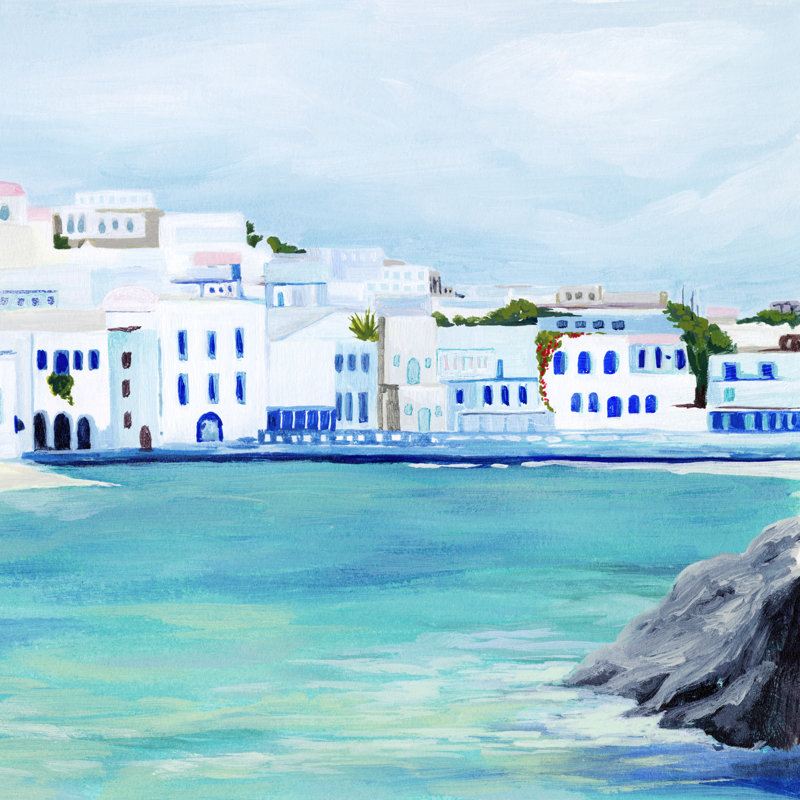 Mykonos II, H 12 po x l 12 po