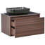 800mm Single Bathroom Vanity with Vessel Ceramic Basin