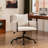 Arianna Height Adjustable Boucle Fabric Office Task Chair-636427211