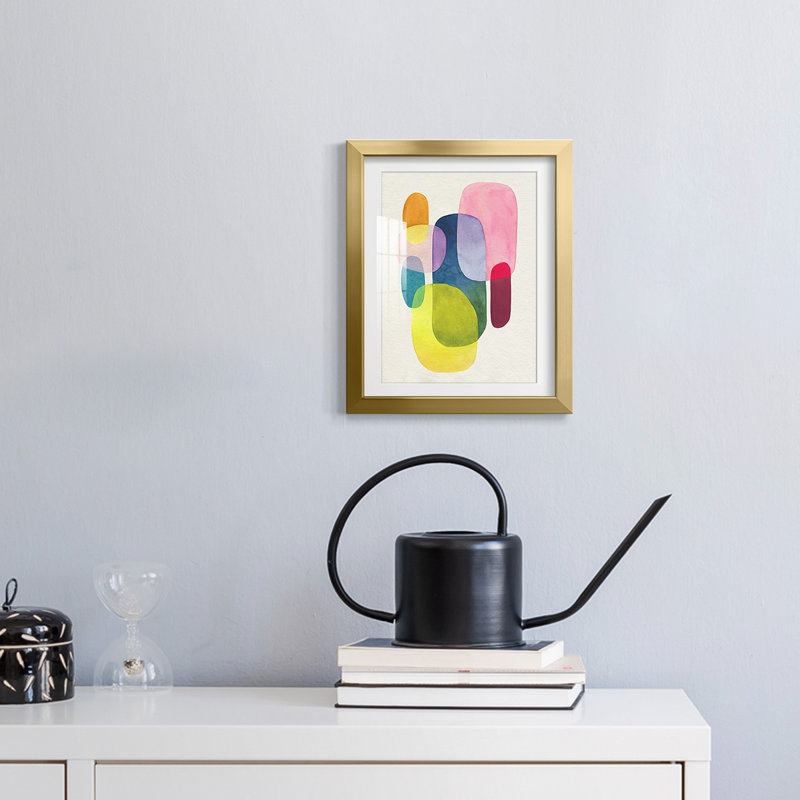 Sunlit Spectrum I -Framed Print, 28.5" H x 20.5" W, Gold