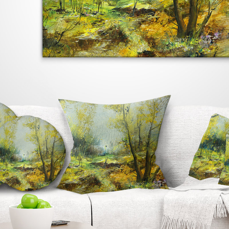 Coussin Landscape, 18 po x 18 po, Carré