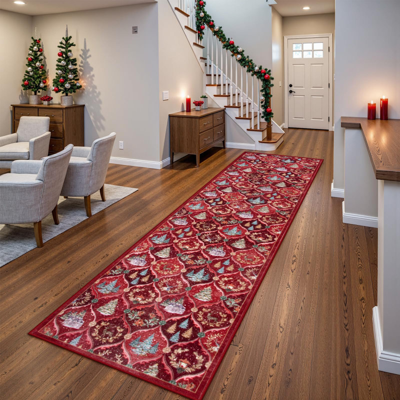 Tapis de Noël Laraven, Tapis de couloir 2 pi x 8 pi