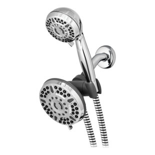 Pomme de douche double à massage powerpulse
