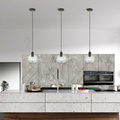 Luminaire suspendu en dome à 1 lumière