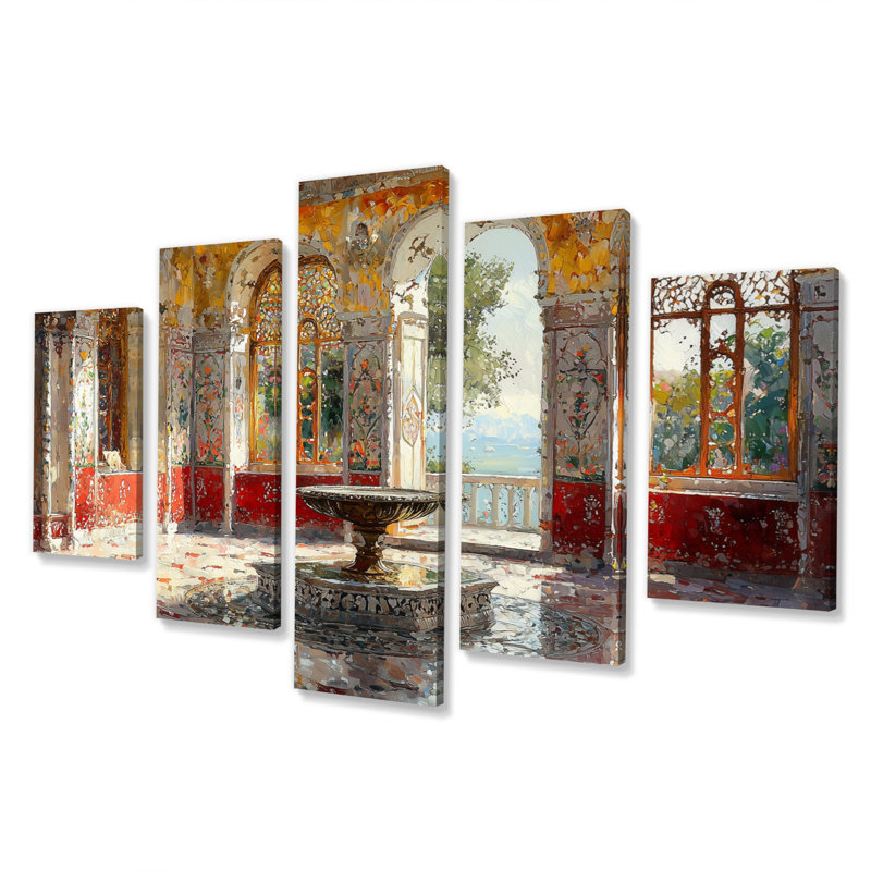 «Istanbul Sultans Palace I», ensemble d'art sur toile