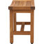 Sumba Lotus 24" W Teak Shower Bench
