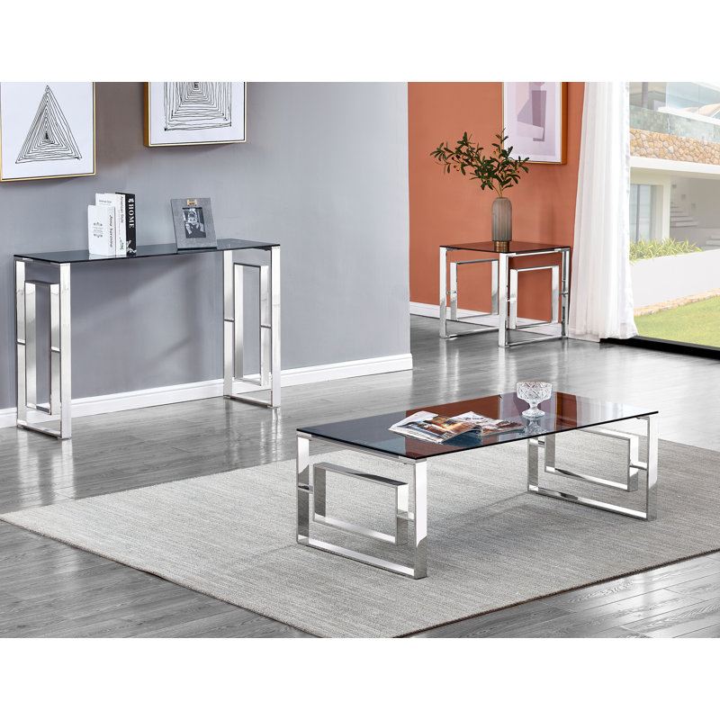  Table basse Kolby , Argent