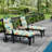 72" x 22" Outdoor Chaise Lounge Cushion with Ties and Loop-1431449505