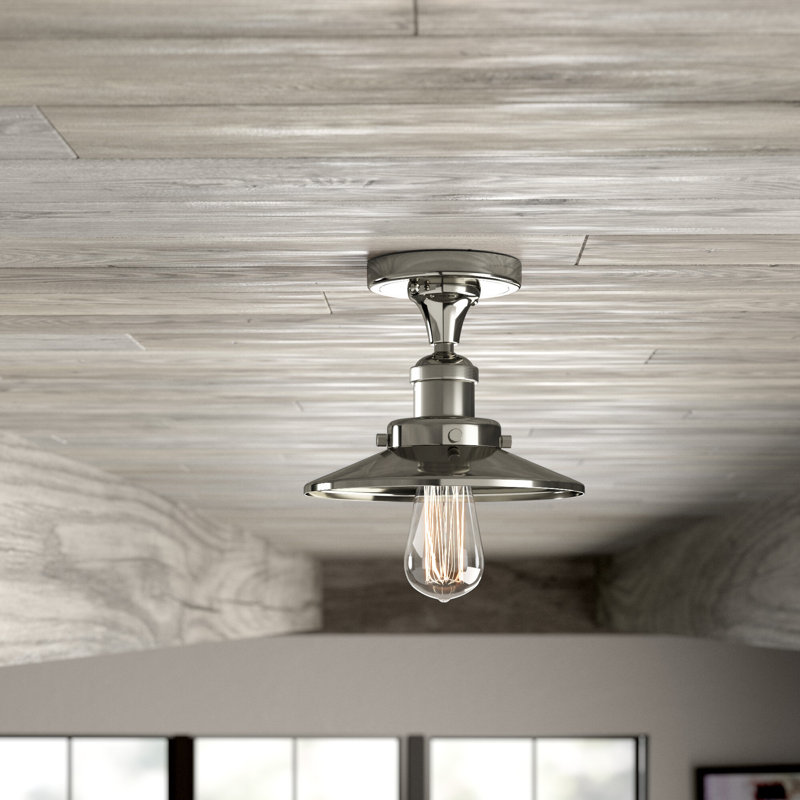 Clintonpark Semi Flush Mount, Antique Copper