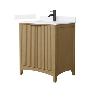 Meuble-lavabo simple avec plateau en quartz Palmilla