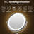 8" LED 1X/10X Magnifying Makeup Mirror-547165110
