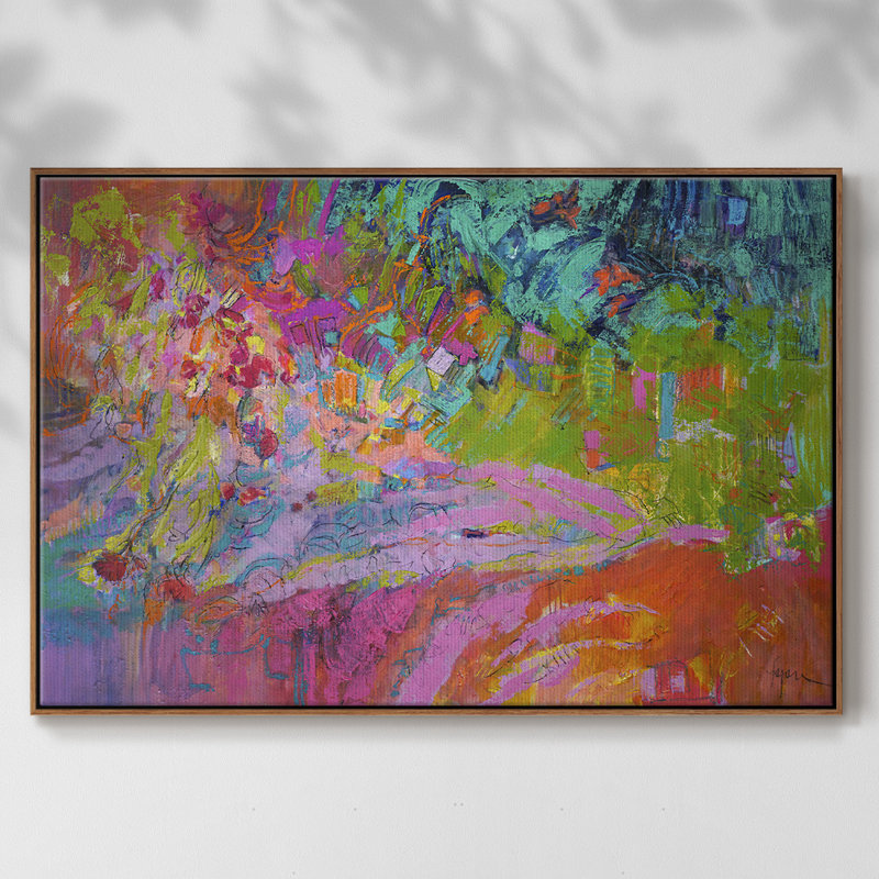 Passion Diva, toile encadrée de qualité supérieure - prête à être accrochée, H 17 po x l 25 po x P 2 po