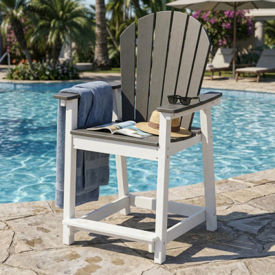 Hdpe Outdoor Adirondack Bar Chair