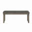 Ensemble de salle à manger 6 pièces Banc 4X Chaises d'appoint Sièges rembourrés